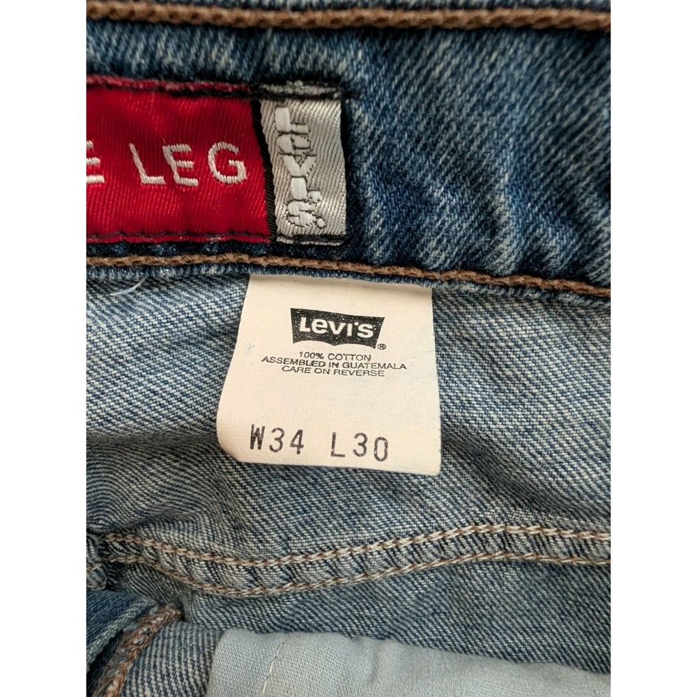 VTG Levis SilverTab Jeans Men's 32x30** Baggy Loose Wide Leg 90s Y2K Denim - Picture 15 of 16